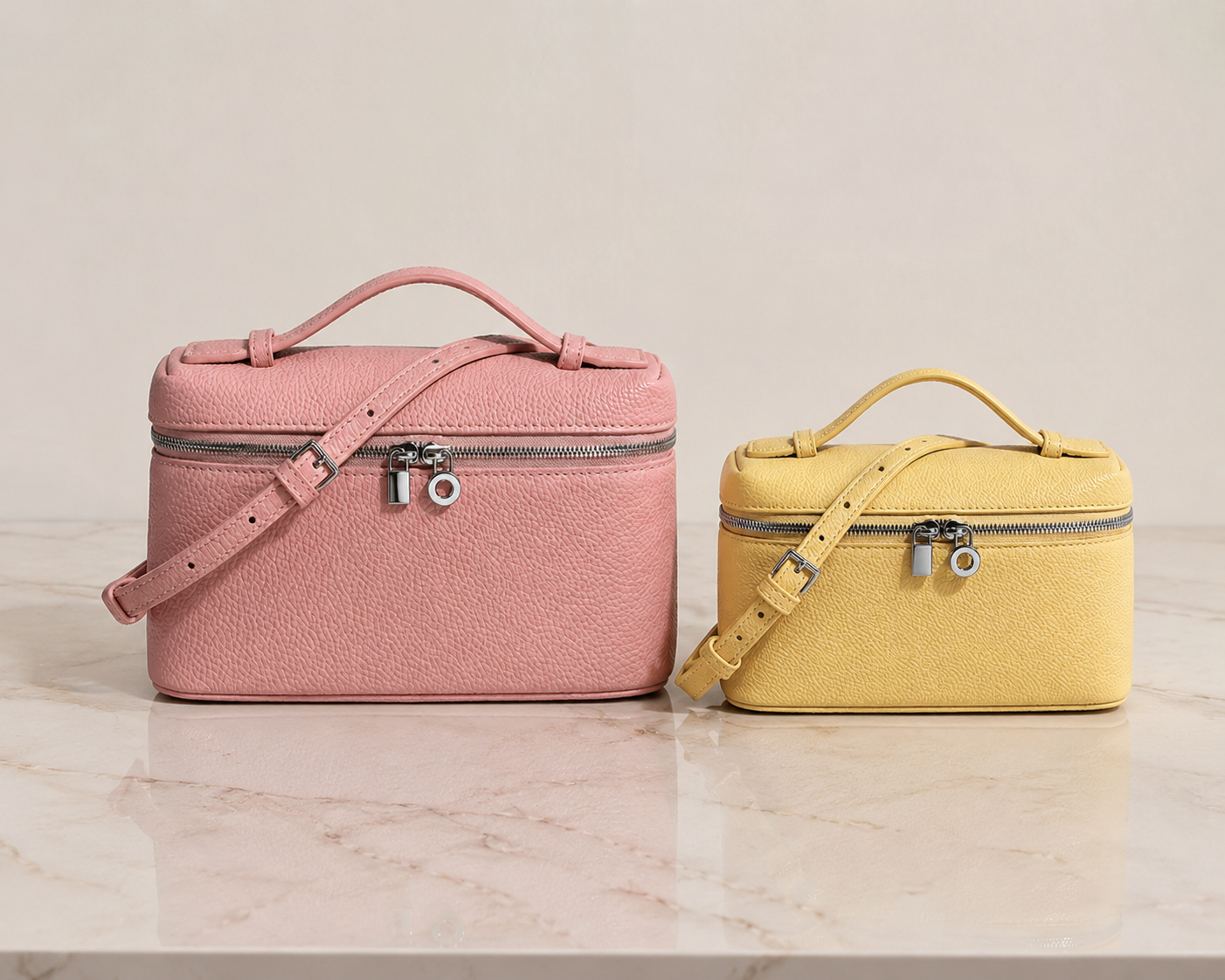 Sac Alma en cuir véritable avec bandoulière – Lana Paris