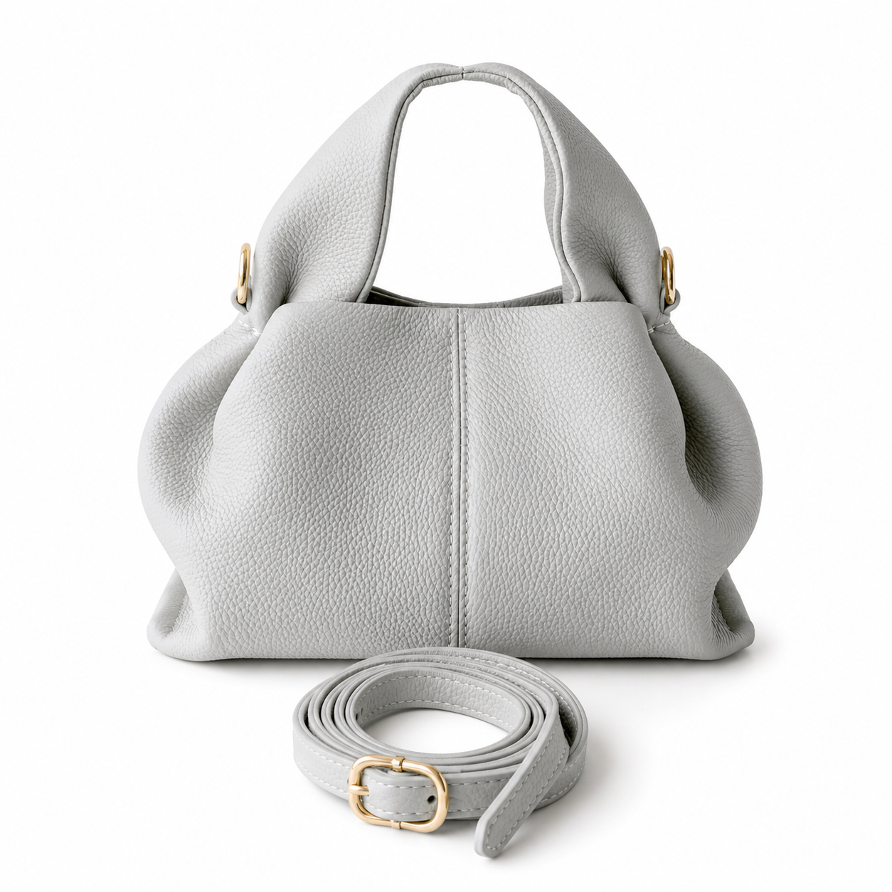 Sac à main femme blanc crème Louisa Marie en cuir véritable avec design élégant – Lana Paris