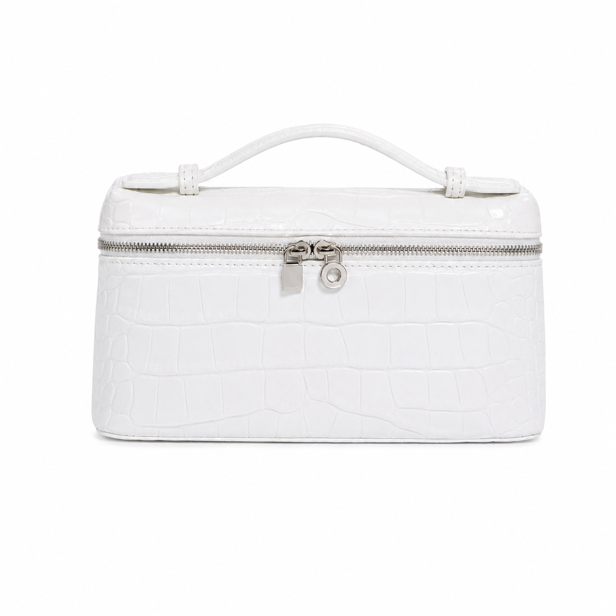 Sac vanity blanc femme ALMA PEARL Lana Paris