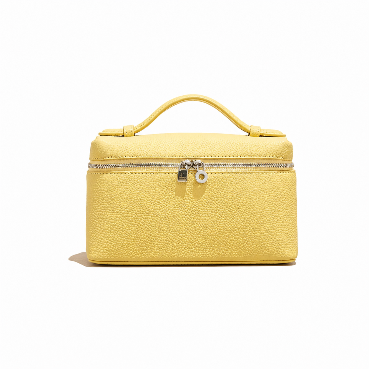 Sac vanity femme jaune ALMA GOLDEN HOUR Lana Paris