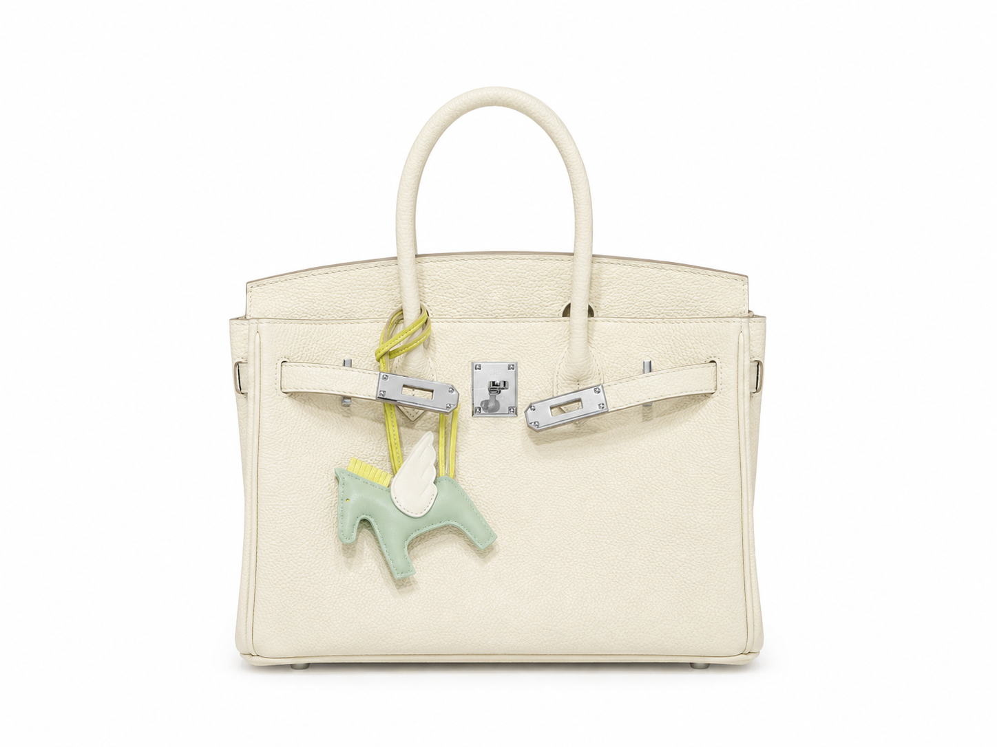 Sac à main femme blanc crème en cuir véritable avec design élégant Lana Paris